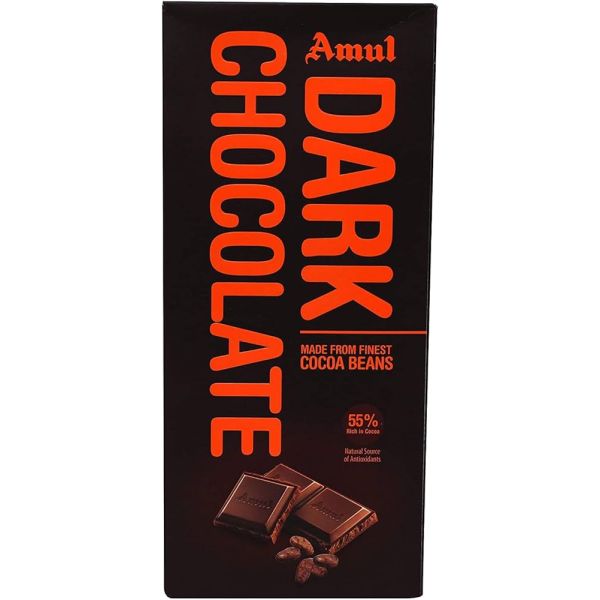 Amul 55% Dark Chocolate 150g