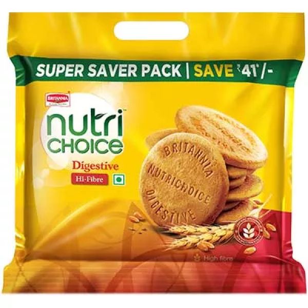 Brittania Nutri Choice Digestive Hi-Fiber Biscuit 1kg