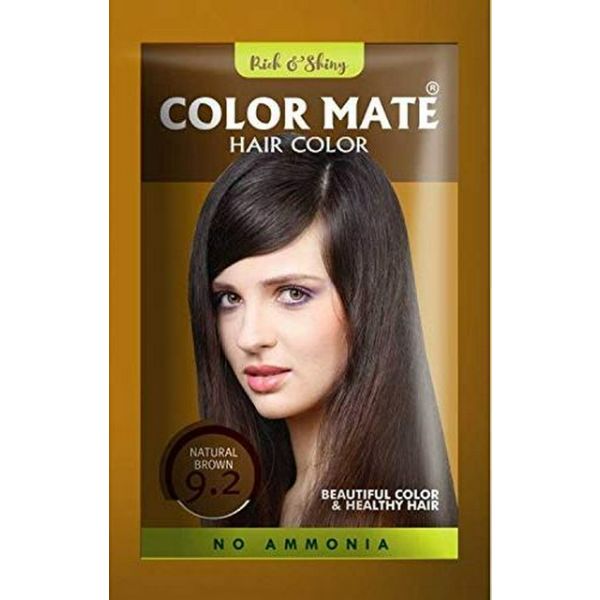 Color Mate Natural Brown Hair Colour 15g