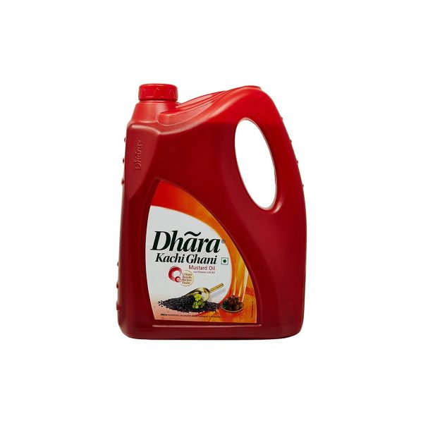 Dhara Kachi Ghani Mustard Oil 5L