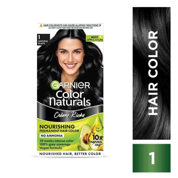 Garnier Color Natural 1 Natural Black 70ml+60g
