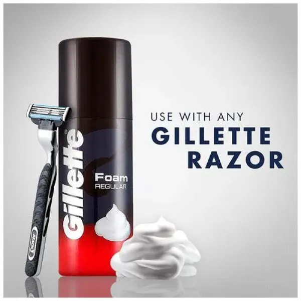 Gillette Foam Regular 196g