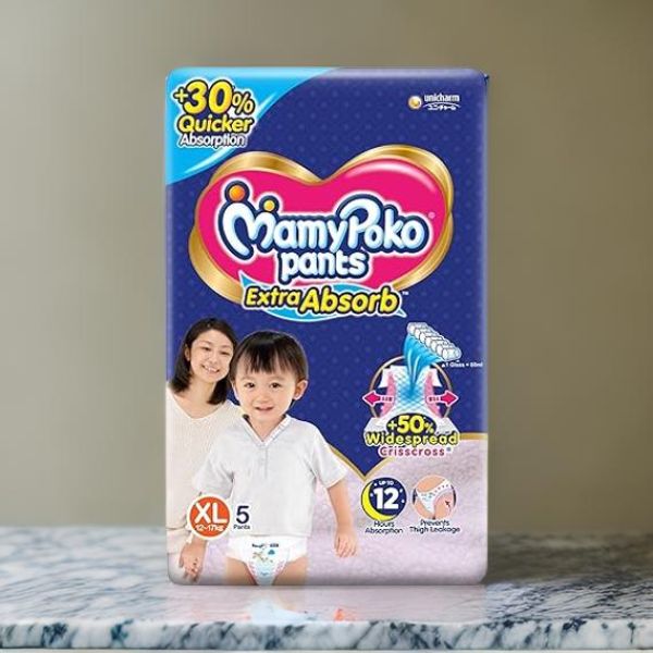MamyPoko Extra Absorb Pants XL(12-17kg) 5pants
