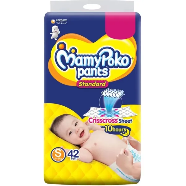 MamyPoko Standard Pants S (4-8kg) 42pc