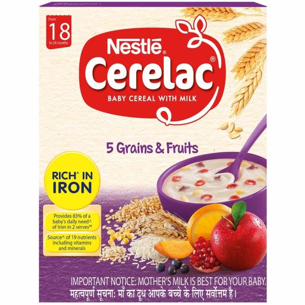 Nestle Cerelac 18-24M 5 Grains & Fruits 300g