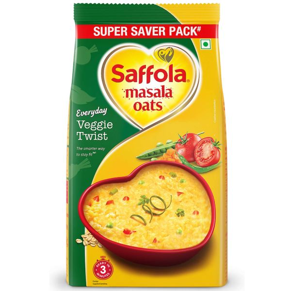 Saffola Masala Oats Veggie Twist 500g