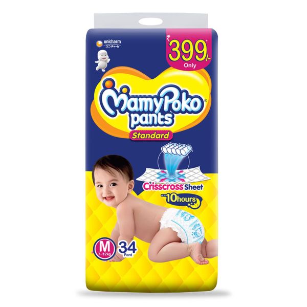 MamyPoko Extra Absorb Pants M(4-8kg) 36pants