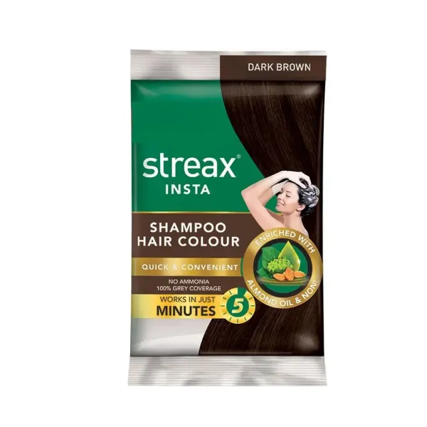 Streax Insta Hair Color Shampoo