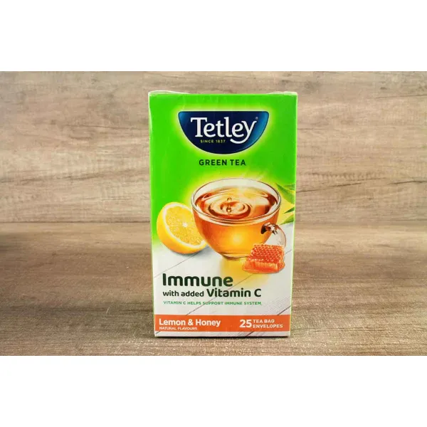 Tetley Green Tea Lemon & Honey 25 Units